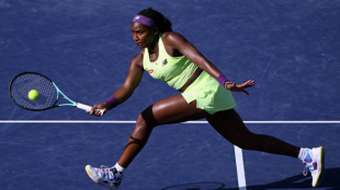 Coco Gauff en Indian Wells 2024. Foto: getty