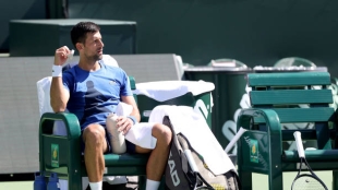 Horario y dónde ver Djokovic ante Vukic en Indian Wells 2024. Foto: gettyimages