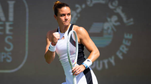 Maria Sakkari en Dubái. Foto: getty