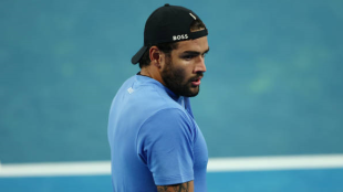 Matteo Berrettini en el Open de Australia 2024. Foto: getty