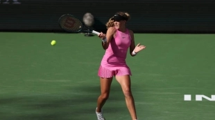 Mirra Andreeva, baja en Miami Open 2024. Foto: gettyimages