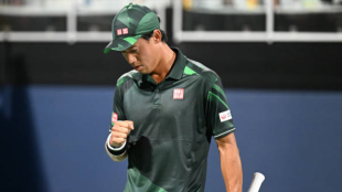 Kei Nishikori en Atlanta 2024. Foto: getty