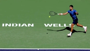 Novak Djokovic gana a Vukic en Indian Wells. Foto: gettyimages