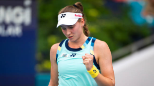 Elena Rybakina en el Miami Open 2024. Foto: getty
