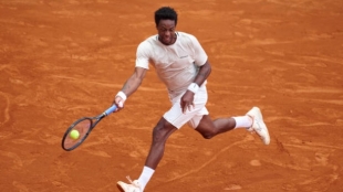 Monfils celebra en Montecarlo los cien Masters 1000 y entra en una lista de grandes tenistas. Foto: Gettyimages