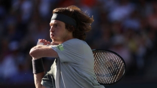 Andrey Rublev no se ve consistente. Foto: gettyimages