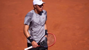 Brandon Nakashima en el Conde de Godó 2024. Foto: Getty