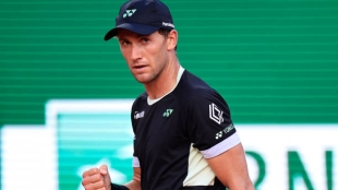 Casper Ruud en el Masters 1000 de Montecarlo 2024. Foto: Getty