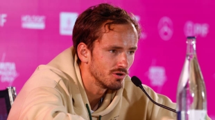 Daniil Medvedev, miedo a Nadal. Foto: gettyimages