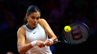 Emma Raducanu, en Stuttgart. Foto: gettyimages
