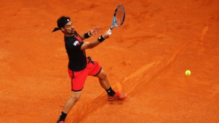 Fabio Fognini, en Marrakech. Foto: gettyimages