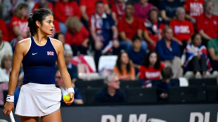 Emma Raducanu en la BJKC 2024. Foto: getty