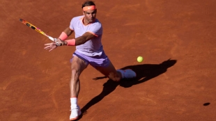 Rafael Nadal en el Conde de Godó 2024. Foto: Getty