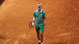 Jakub Mensik, en Mutua Madrid Open 2024. Foto: gettyimages