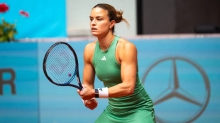 Maria Sakkari en el Mutua Madrid Open 2024. Foto: Getty