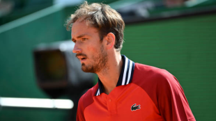 Daniil Medvedev en el Masters 1000 de Montecarlo 2024. Foto: getty