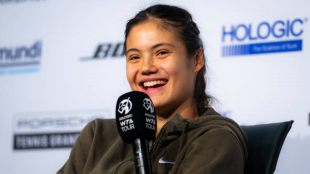 Emma Raducanu en el WTA de Stuttgart 2024. Foto: getty