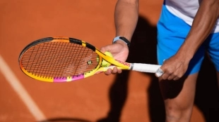 Rafael Nadal, cordaje raqueta. Foto: gettyimages