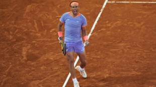 Rafael Nadal en el Mutua Madrid Open 2024. Foto: Getty