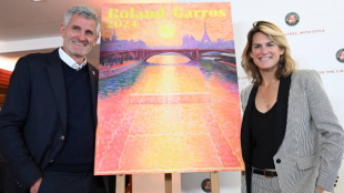 Amelie Mauresmo en la presentación de Roland Garros 2024. Foto: getty