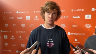 Andrey Rublev en el Mutua Madrid Open 2024. Foto: getty