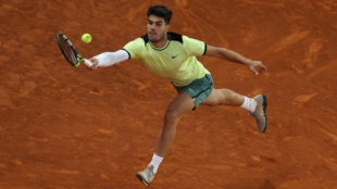 Alcaraz realiza su último entrenamiento antes de viajar a París. Foto: Gettyimages