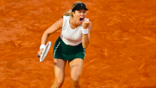 Danielle Collins, a semifinales de Roma. Fuente: Getty
