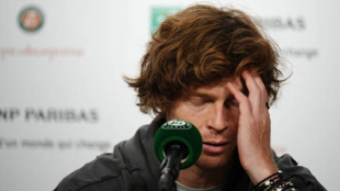 Rublev, tras su enfado: “No recuerdo haberme comportado peor en un Grand Slam”. Foto: Gettyimages