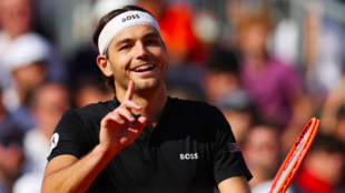 Taylor Fritz, a cuartos de final de Roma. Fuente: Getty