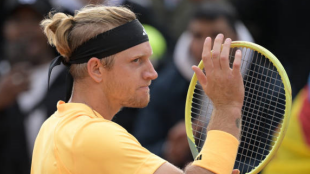 Alejandro Davidovich en Roland Garros 2024. Foto: getty