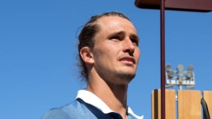 Alexander Zverev, en Roma. Foto: gettyimages