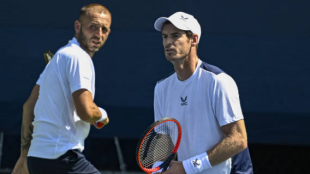 Andy Murray y Dan Evans 2023. Foto: getty