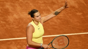 Aryna Sabalenka, adaptación a Roma. Foto: gettyimages