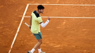 Carlos Alcaraz, expectativas en Roma. Foto. gettyimages