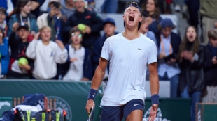 Holger Rune en Roland Garros 2024. Foto: Getty