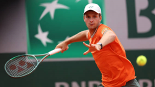 Hubert Hurkacz en Roland Garros 2024. Foto: getty