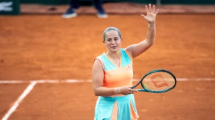 Jelena Ostapenko, en Roland Garros 2024. Foto: gettyimages