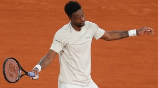 Gael Monfils, eliminado de Roland Garros 2024. Foto: Getty