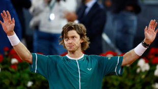 Rublev: "No solo en Dubái, en otros sitios ya estuve cerca de hacer algo no muy bueno". Foto: Getty