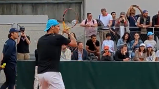 Rafa Nadal en Roland Garros 2024. Foto: Eurosport