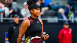 Naomi Osaka en el WTA Roma 2024. Foto: Getty