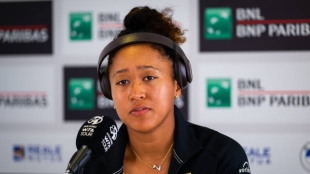 Naomi Osaka, impaciencia en Roma. Foto: gettyimages