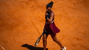 Naomi Osaka en el WTA Roma 2024. Foto: Getty