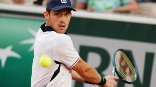 Nicolas Jarry en Roland Garros 2024. Foto: Getty