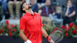 Novak Djokovic en el ATP Roma 2024. Foto: Getty