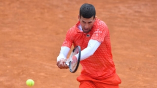 Novak Djokovic, en Roma. Foto: gettyimages