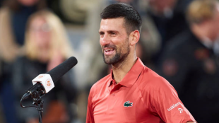 Novak Djokovic en Roland Garros 2024. Foto: getty