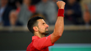 Novak Djokovic en Roland Garros 2024. Foto: getty