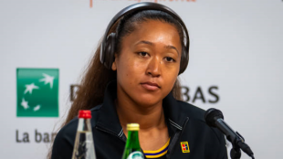Naomi Osaka en Roland Garros 2024. Foto: getty