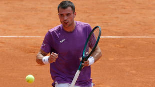 Pedro Martínez Portero en el ATP de Roma 2024. Foto: getty